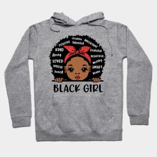 Black Girl, Black Girl Magic, African American Girl Hoodie